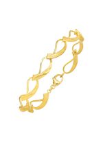 Vergulde zilveren armband 