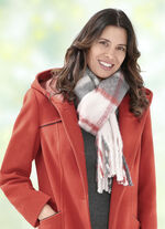 Sjaal met ruitdessin 