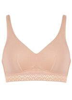 Naturana 2-pack bh met decoratieve elastische band 