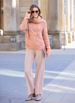 Trui in uitgebreide structuur met glitter 