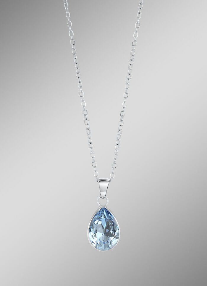 Hanger met Swarovski® kristal en ankerketting 