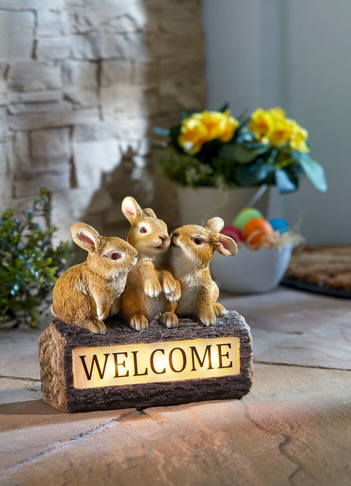 Konijnentrio "Welkom", zonne-energie 