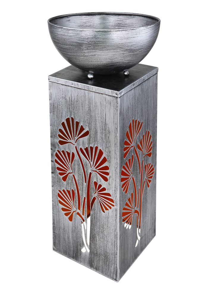 Sfeervolle LED-decoratiezuil van metaal 