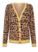 Vest met dierenbont-look 