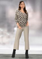 Shirt met schitterende all-over print 