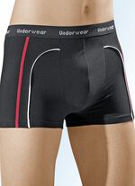 Set van drie boxershorts van fijne jersey, zwart 
