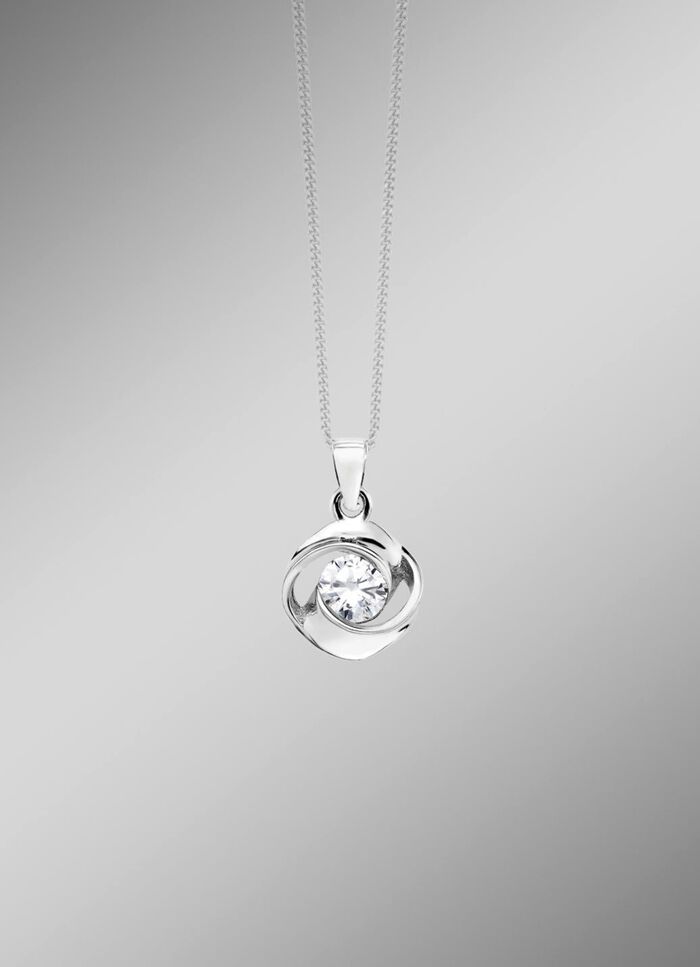 Prachtige hanger met zirkonia 