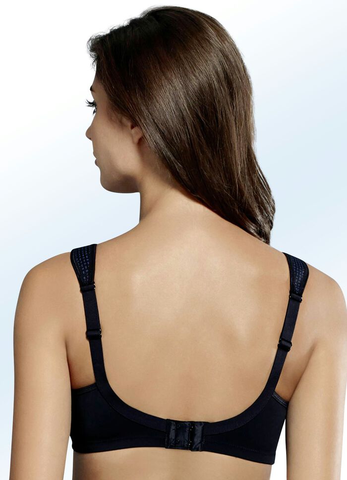 Anita bh met minimalistisch dessin ZWART-BLAUW