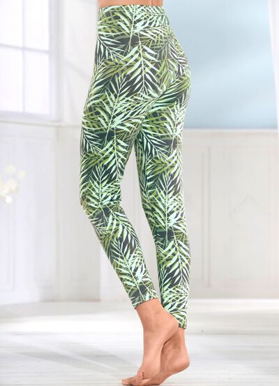 Laurina set van twee leggings met elastische tailleband 