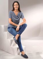 Magische jeans met vlinderwaseffect 