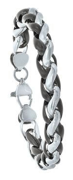 Opvallende roestvrijstalen armband 