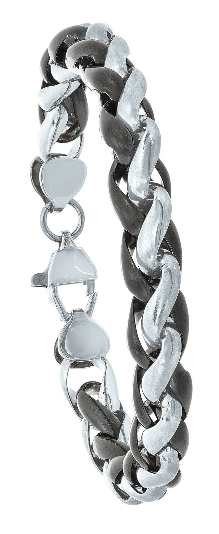 Opvallende roestvrijstalen armband 