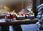 LED-kersttrein op batterijen 