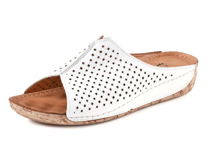 ELENA EDEN, zomerse damesmuiltjes van leer 