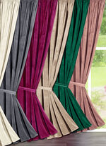 Verduisteringsgordijn met sierlijke optische look 