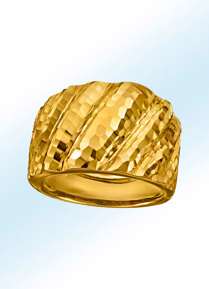 Damesring, machinaal gegraveerd 