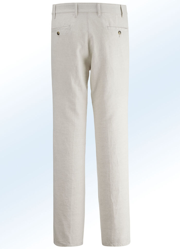 'Francesco Botti' broek, in 4 kleuren NATUREL