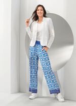 Blouseblazer met schoudervullingen 