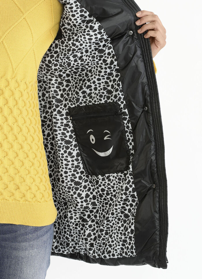 Functioneel lang vest met 2-wegritssluiting 