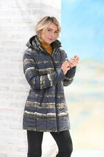 Lange jas met fantasiedessin 