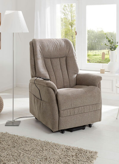 Tv-fauteuil met motor en opstahulp 
