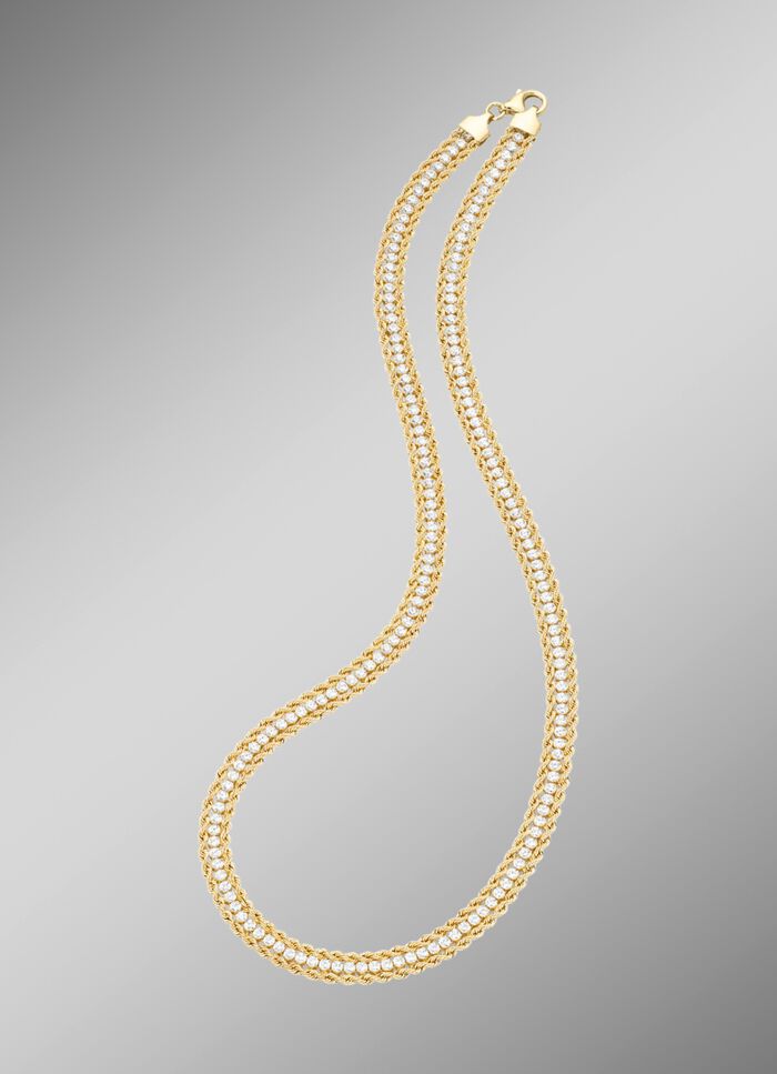 In twee kleuren: Afgesteld met synth. zirkonia 