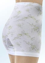 Pak van vijf slipjes met bloemmotief 