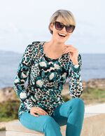 Shirt met all-over print 