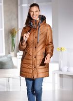 Korte jas met vestinzet 