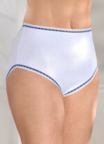 Verpakking van zeven slips met contrasterende biezen 