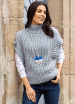 Trui met alpaca-inhoud 