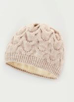 Warme damesmuts met trendy kabelpatroon 