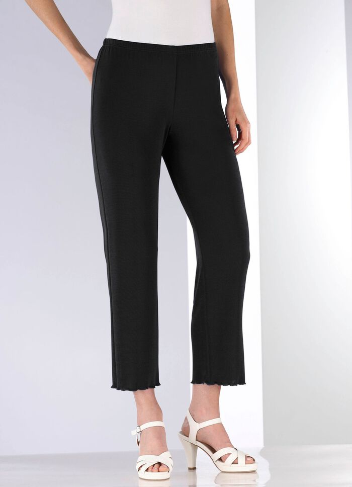 Zacht vloeiende, 7/8 lange broek 