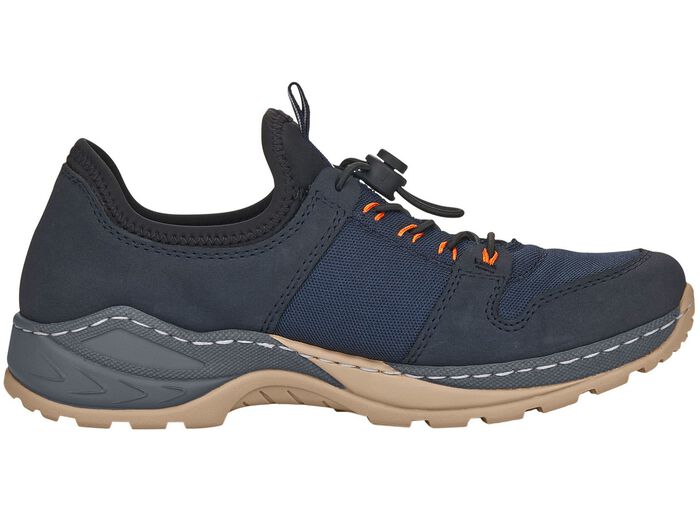 Rieker sneakers met uitneembare MemoSoft textielinleg 