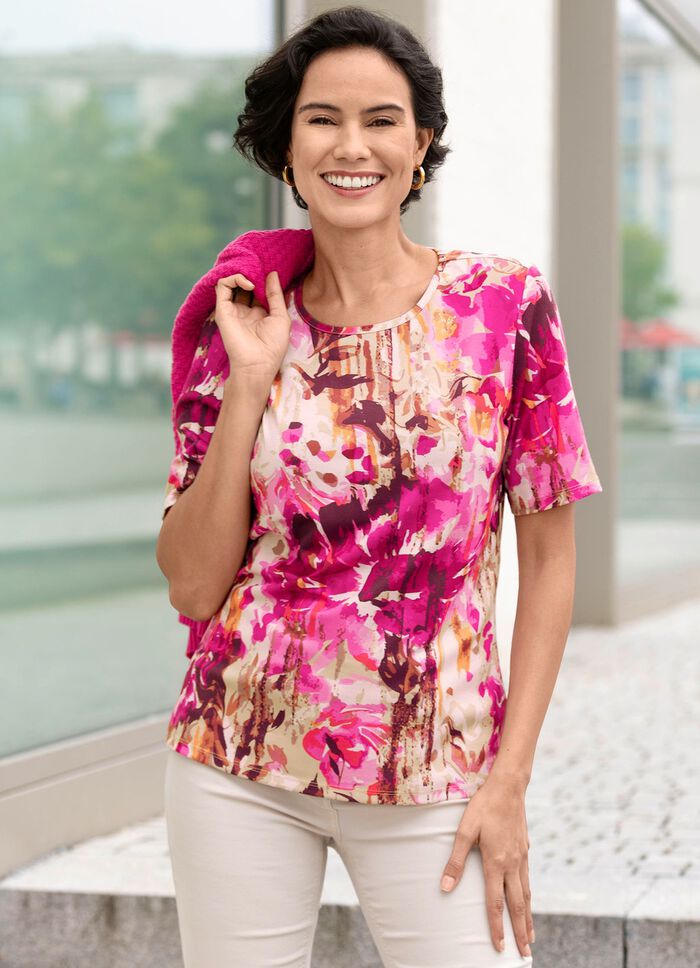 shirt met all-over print 