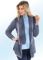 Cardigan met decoratief alloverdessin 