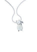 Kitten hanger met echte maanstenen 