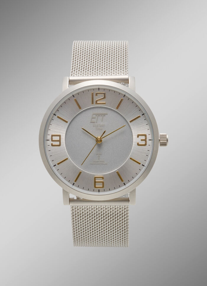 ETT radio-solar-partnerhorloge in titaniumlook
