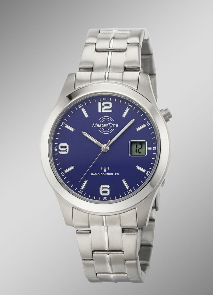Radiogestuurd herenhorloge met titanium band 