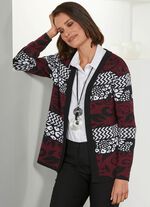 Cardigan in jacquarddessin 