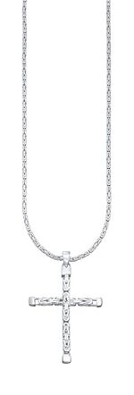 Opvallende kruishanger met koningsketting 