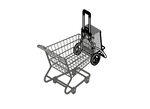 Lichtgewicht en stille Royal Shopper boodschappenscooter GRIJS