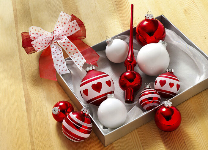 Hoogwaardige, elegante kerstboomversieringen 