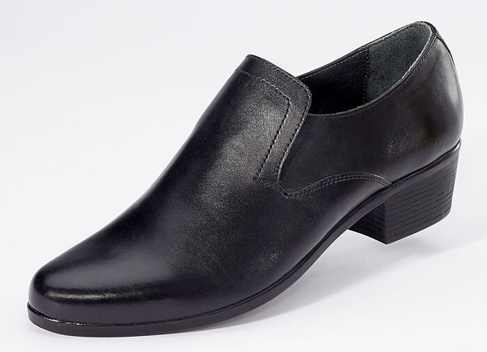 Slippers met verborgen elastische band ZWART