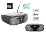 Dubbele DAB-P 160 radio met cd-speler GRIJS