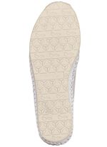 Andrea Conti mocassinpantoffels met brutale leren bloemen WIT