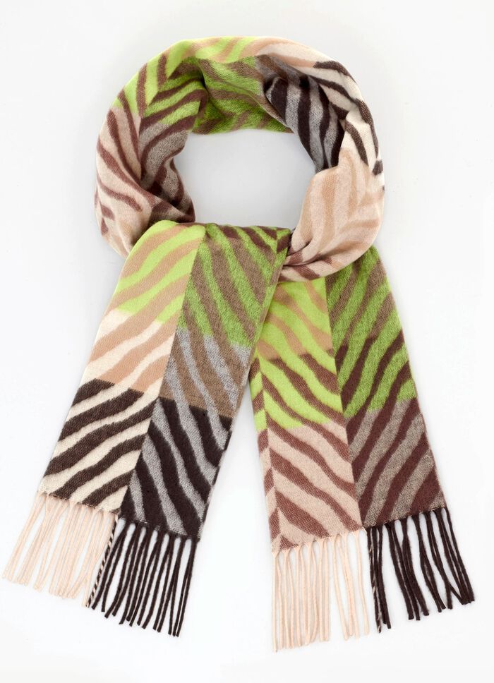 Sjaal met fantasieontwerp 