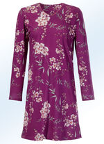 Ascafa nachthemd met V-hals en modal 