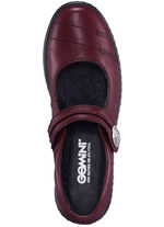 Gemini pantoffels gemaakt van rundnappaleer BORDEAUX