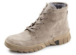 Waldläufer, gevoerde dames enkellaarsjes, winterschoenen, breedte H, met uitneembaar voetbed TAUPE